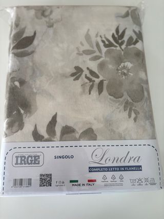Completo letto flanella singolo IRGE Londra