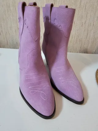 Botas cowboy Toral moradas