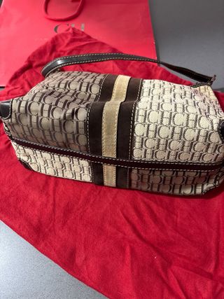 Bolso Vintage CH Beige y Marrón
