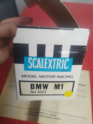 Coche Scalextric BMW M1 (4063/4064)