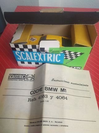 Coche Scalextric BMW M1 (4063/4064)
