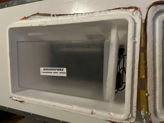 Vitrina expositora con luz