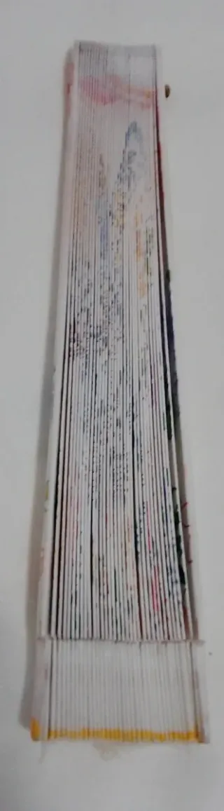 Abanico decorativo elefante y flores