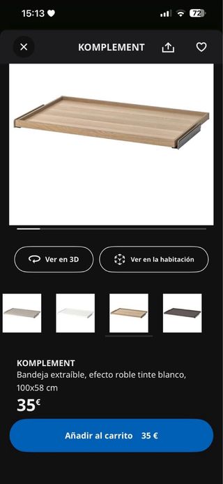 armario + bandeja extraíble + vidrio de cristal