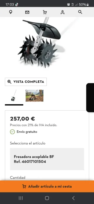 Fresa Sthil Multifunción