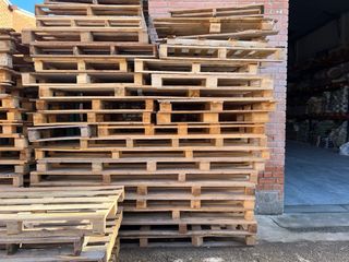 Palets de madera Dobles 3€ y no Europeos 1.5€