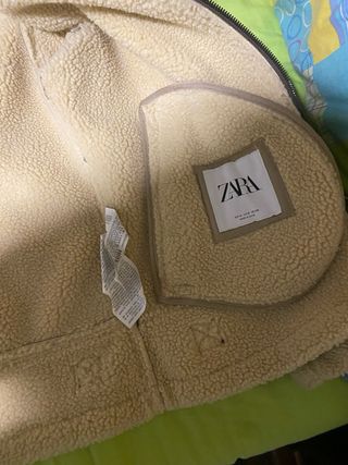 Cazadora Zara borrego Talla M