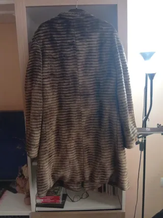 Cappotto in pelle sintetica da donna