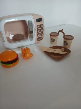 Microondas infantil con accesorios