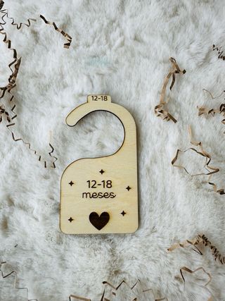 Separadores Roupa Bebé Madeira 7 Peças