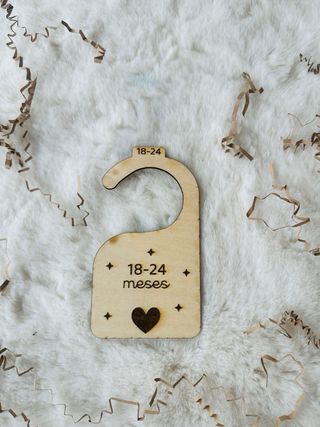 Separadores Roupa Bebé Madeira 7 Peças