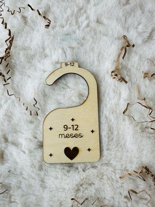 Separadores Roupa Bebé Madeira 7 Peças