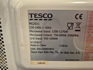 MICROONDAS ACERO INOXIDABLE CON GRILL