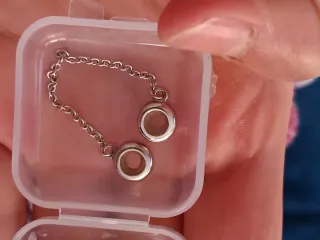 3 charms Pandora plata