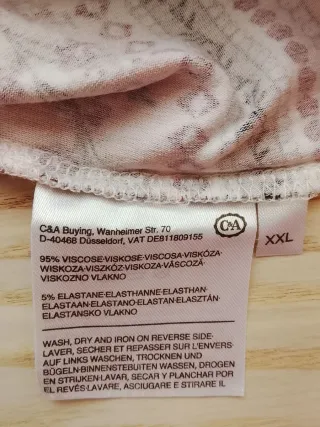 Blusa amplia elástica mujer XXL como nueva.