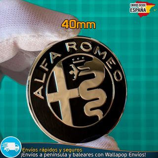 Emblema Volante Alfa Romeo 40mm Adhesivo Metálico