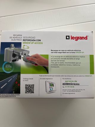 Enchufe Recarga de vehículo electro.