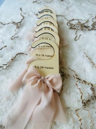 Separadores Roupa Bebé Madeira 7 Peças