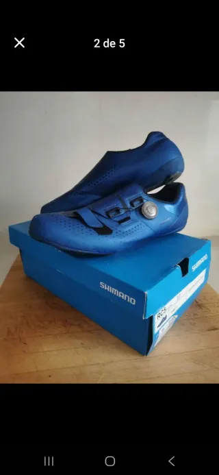 Zapatillas Shimano RC5 Carretera Azul T. 46