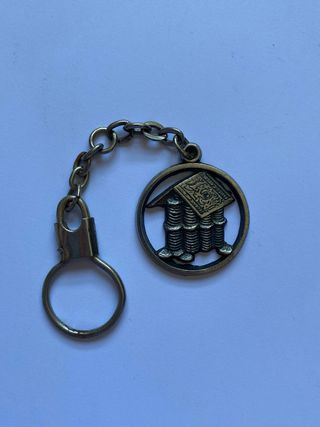 Lote llaveros de bancos vintage antiguos