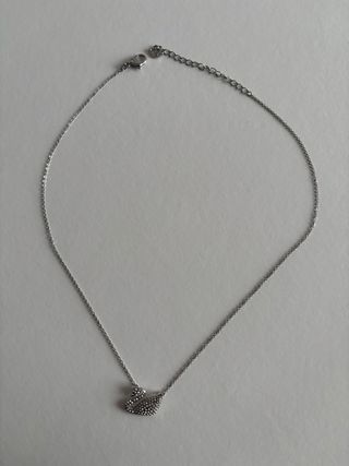 Collar Swarovski Cisne Plata Original