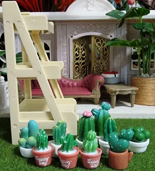 Mini Terrarios Cactus para Sylvanian Families