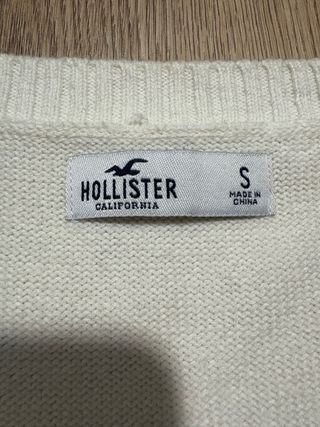 Chaleco Hollister S Hongo Blanco