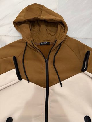 Sudadera EVENSTAR beige y marrón