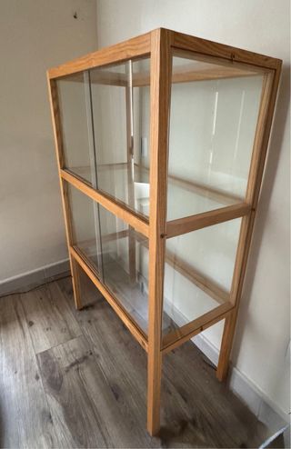 Vitrina HK Living Madera y Cristal