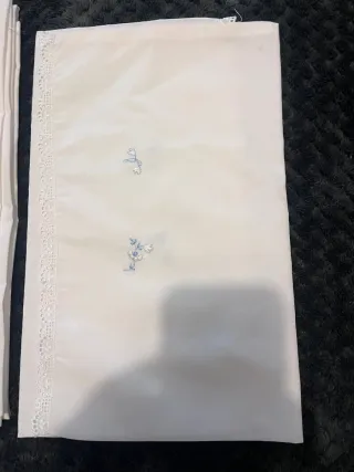 Sábana cuna 100x160 bordada