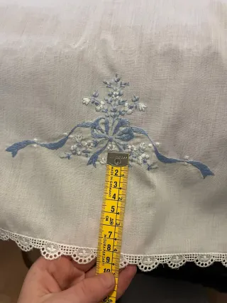 Sábana cuna 100x160 bordada