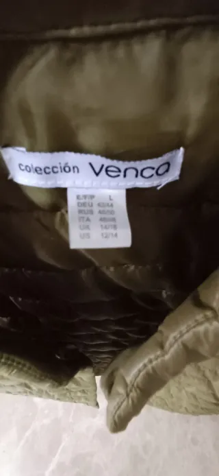 Chaleco acolchado verde oliva