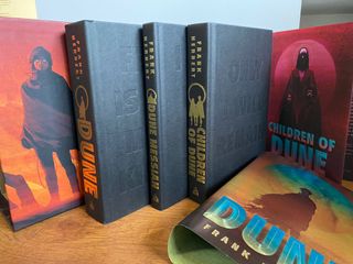 Dune trilogía en inglés con estuche Frank Herbert