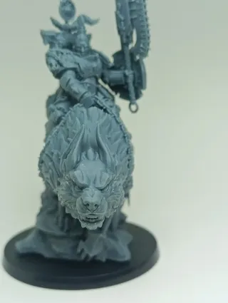 Jefe Caballería Lobotrueno Warhammer