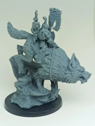Jefe Caballería Lobotrueno Warhammer