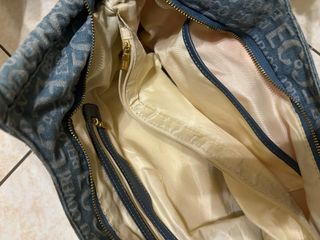 Borsa Enrico Coveri tracolla/mano blu/grigio