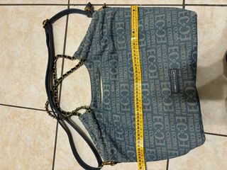 Borsa Enrico Coveri tracolla/mano blu/grigio