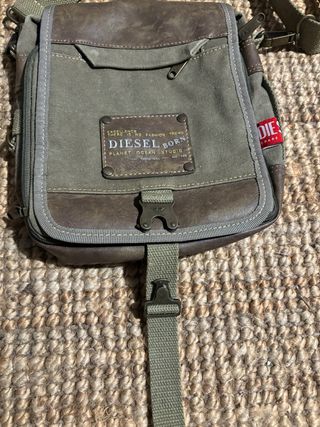 Borsa a tracolla Diesel Planet Ocean Studio Marrone/Verde