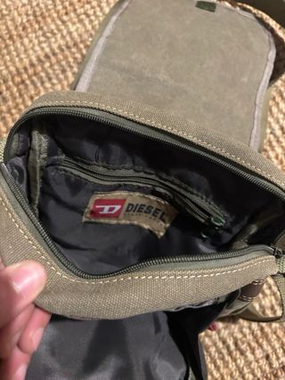 Borsa a tracolla Diesel Planet Ocean Studio Marrone/Verde