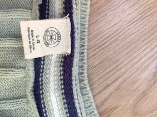 Chaleco de punto verde Talla L