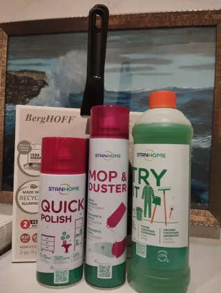 Set prodotti Stanhome con 2 pentole della BergHoff