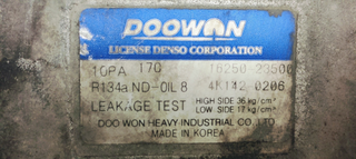 COMPRESOR AIRE ACONDICIONADO KIA SORENTO 2.5 CRDi