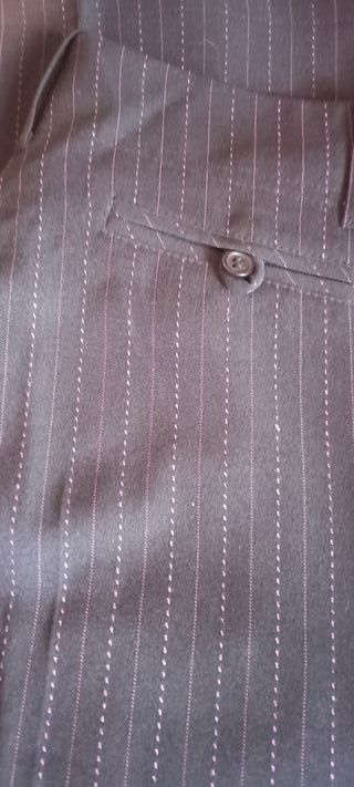 Pantalón vestir mujer negro rayas