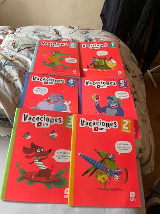 Vacaciones. 1,2,3,4,5 y 6 Primaria
