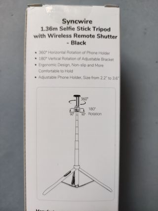 Selfie stick treppiedi con telecomando - Nuovo