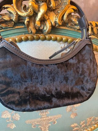 Bolso Valentino Negro y Dorado Original 22x14