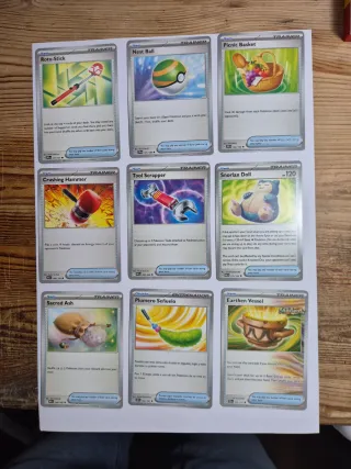 Lote Cartas Pokémon Trainer Items