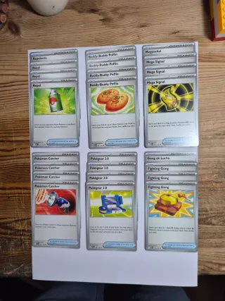Lote Cartas Pokémon Trainer Items