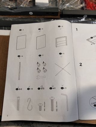 VASAGLE Estantería de Cocina con Ruedas, Carrito