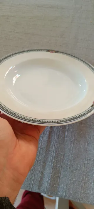 Servizio 18 piatti porcellana bianca Winterling